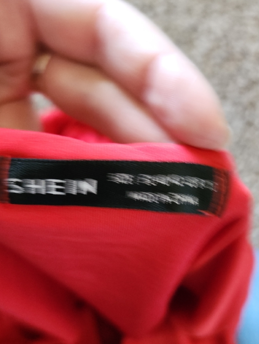 SHEIN Red Ruched Mini Dress - Picture 3 of 3
